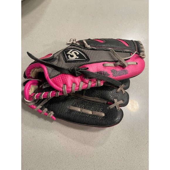 Louisville Slugger Baseball Glove Diva Series DV14-HP 10.5” Left Hand RHT Pink - Picture 8 of 8